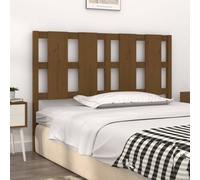 Berkfield Home Beautiful Bed Headboard Honey Brown 145.5x4x100 cm Solid Wood Pine Berkfield Home Brown 145.5x4x100 cm