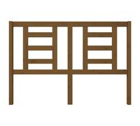 Berkfield Home Beautiful Bed Headboard Honey Brown 146x4x100 cm Solid Wood Pine | Size: 146 x 4 x 100 cm Berkfield Home Brown 146 x 4 x 100 cm