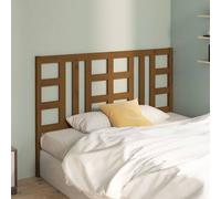 Berkfield Home Beautiful Bed Headboard Honey Brown 146x4x100 cm Solid Wood Pine | Size: 146 x 4 x 100 cm Berkfield Home Brown 146 x 4 x 100 cm