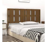 Berkfield Home Beautiful Bed Headboard Honey Brown 155.5x4x100 cm Solid Wood Pine Berkfield Home Brown 155.5x4x100 cm