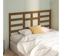 Berkfield Home Beautiful Bed Headboard Honey Brown 156x4x104 cm Solid Wood Pine | Size: 156 x 4 x 104 cm Berkfield Home Brown 156 x 4 x 104 cm