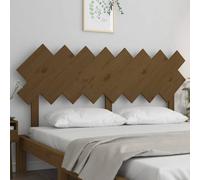 Berkfield Home Beautiful Bed Headboard Honey Brown 159.5x3x80.5 cm Solid Wood Pine Berkfield Home Brown 159.5x3x80.5 cm