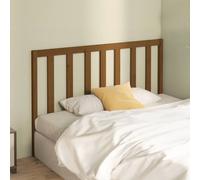 Berkfield Home Beautiful Bed Headboard Honey Brown 166x4x100 cm Solid Wood Pine | Size: 166 x 4 x 100 cm Berkfield Home Brown 166 x 4 x 100 cm