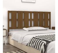 Berkfield Home Beautiful Bed Headboard Honey Brown 185.5x4x100 cm Solid Wood Pine Berkfield Home Brown 185.5x4x100 cm