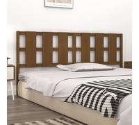 Berkfield Home Beautiful Bed Headboard Honey Brown 205.5x4x100 cm Solid Wood Pine Berkfield Home Brown 205.5x4x100 cm