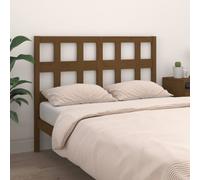 Berkfield Home Beautiful Bed Headboard Honey Brown 205.5x4x100 cm Solid Wood Pine Berkfield Home Brown 205.5x4x100 cm