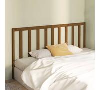 Berkfield Home Beautiful Bed Headboard Honey Brown 206x4x100 cm Solid Wood Pine | Size: 206 x 4 x 100 cm Berkfield Home Brown 206 x 4 x 100 cm