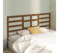 Berkfield Home Beautiful Bed Headboard Honey Brown 206x4x104 cm Solid Wood Pine | Size: 206 x 4 x 104 cm Berkfield Home Brown 206 x 4 x 104 cm