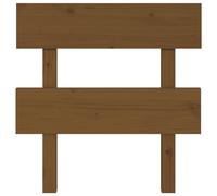 Berkfield Home Beautiful Bed Headboard Honey Brown 93.5x3x81 cm Solid Wood Pine Berkfield Home Brown 93.5x3x81 cm