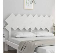 Berkfield Home Beautiful Bed Headboard White 159.5x3x80.5 cm Solid Wood Pine Berkfield Home White 159.5x3x80.5 cm