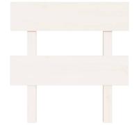 Berkfield Home Beautiful Bed Headboard White 93.5x3x81 cm Solid Wood Pine Berkfield Home White 93.5x3x81 cm