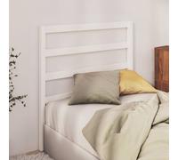 Berkfield Home Beautiful Bed Headboard White 95x4x100 cm Solid Wood Pine | Size: 95 x 4 x 100 cm Berkfield Home White 95 x 4 x 100 cm