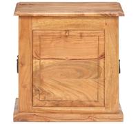 Berkfield Home Beautiful Chest 40x40x40 cm Solid Acacia Wood in Brown | Size: 40 x 40 x 40 cm Berkfield Home Brown 40 x 40 x 40 cm