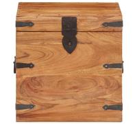 Berkfield Home Beautiful Chest 40x40x40 cm Solid Acacia Wood in Brown | Size: 40 x 40 x 40 cm Berkfield Home Brown 40 x 40 x 40 cm