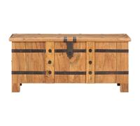Berkfield Home Beautiful Chest 90x40x40 cm Solid Acacia Wood in Brown | Size: 90 x 40 x 40 cm Berkfield Home Brown 90 x 40 x 40 cm