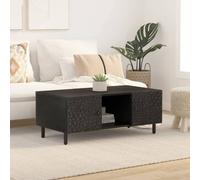 Berkfield Home Beautiful Coffee Table Black 100x54x40 cm Solid Wood Mango | Size: 100 x 54 x 40 cm Berkfield Home Black 100 x 54 x 40 cm