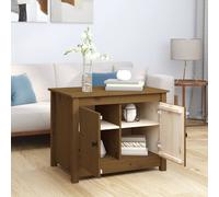 Berkfield Home Beautiful Coffee Table Honey Brown 71x49x55 cm Solid Wood Pine | Size: 71 x 49 x 55 cm Berkfield Home Brown 71 x 49 x 55 cm