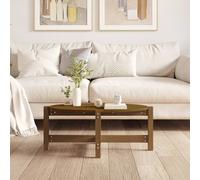 Berkfield Home Beautiful Coffee Table Honey Brown 87x48x35 cm Solid Wood Pine | Size: 87 x 48 x 35 cm Berkfield Home Brown 87 x 48 x 35 cm