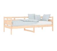 Berkfield Home Beautiful Day Bed Solid Wood Pine 80x200 cm in Natural Berkfield Home Natural 80x200 cm