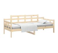 Berkfield Home Beautiful Day Bed Solid Wood Pine 80x200 cm in Natural Berkfield Home Natural 80x200 cm
