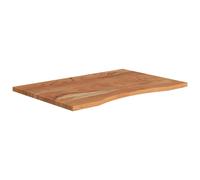 Berkfield Home Beautiful Desk Top 80x60x2.5 cm Rectangular Solid Wood Acacia in Brown Berkfield Home Brown 80x60x2.5 cm