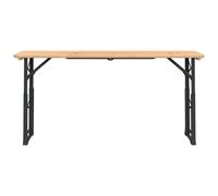 Berkfield Home Beautiful Folding Beer Table 170x50x75/105 cm Solid Wood Fir in Brown Berkfield Home Brown 170x50x75/105 cm