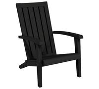 Berkfield Home Beautiful Garden Adirondack Chairs 2 pcs Black Polypropylene Berkfield Home Black