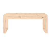 Berkfield Home Beautiful Garden Bench 110x38x45 cm Solid Wood Pine in Light Tan | Size: 110 x 38 x 45 cm Berkfield Home Light Tan 110 x 38 x 45 cm