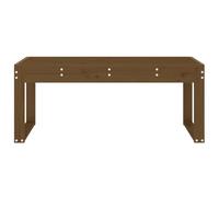 Berkfield Home Beautiful Garden Bench Honey Brown 110x38x45 cm Solid Wood Pine | Size: 110 x 38 x 45 cm Berkfield Home Brown 110 x 38 x 45 cm