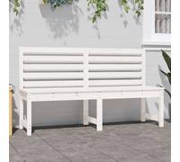 Berkfield Home Beautiful Garden Bench White 157.5 cm Solid Wood Pine Berkfield Home White