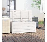 Berkfield Home Beautiful Garden Box White 101x50.5x46.5 cm Solid Wood Pine Berkfield Home White 101x50.5x46.5 cm