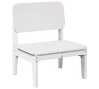 Berkfield Home Beautiful Garden Chairs 2 pcs White 60x52.5x72 cm Solid Wood Pine Berkfield Home White 60x52.5x72 cm