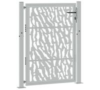 Berkfield Home Beautiful Garden Gate 105x130 cm Weathering Steel Trace Design in Brown Berkfield Home Brown 105x130 cm