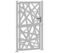Berkfield Home Beautiful Garden Gate 105x180 cm Weathering Steel Light Design in Brown Berkfield Home Brown 105x180 cm