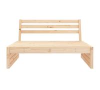 Berkfield Home Beautiful Garden Middle Sofa 120x80 cm Solid Wood Pine in Natural Berkfield Home Natural 120x80 cm