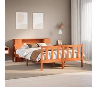 Berkfield Home Bed Frame Frame Sonoma Oak 75x190 cm Small Single Wood in Brown | Size: King Berkfield Home Brown King