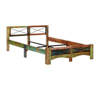 Berkfield Home Bed Frame Solid Reclaimed Wood 140x200 cm Berkfield Home Multicolor 140x200 cm