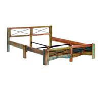 Berkfield Home Bed Frame Solid Reclaimed Wood 160x200 cm Berkfield Home Multicolor 160x200 cm