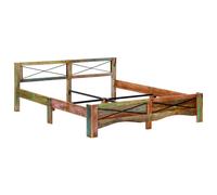 Berkfield Home Bed Frame Solid Reclaimed Wood 180x200 cm Super King Berkfield Home Multicolor Super King