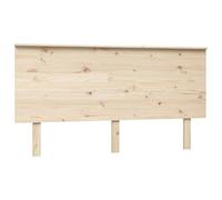 Berkfield Home Bed Headboard 154x6x82.5 cm Solid Wood Pine in Natural Berkfield Home Natural 154x6x82.5 cm