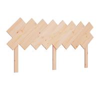 Berkfield Home Bed Headboard 159.5x3x80.5 cm Solid Wood Pine in Light Sand Berkfield Home Light Sand 159.5x3x80.5 cm