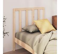 Berkfield Home Bed Headboard 81x4x100 cm Solid Wood Pine in Brown | Size: 81 x 4 x 100 cm Berkfield Home Brown 81 x 4 x 100 cm