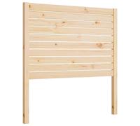 Berkfield Home Bed Headboard 81x4x100 cm Solid Wood Pine in Light Beige | Size: 81 x 4 x 100 cm Berkfield Home Light Beige 81 x 4 x 100 cm
