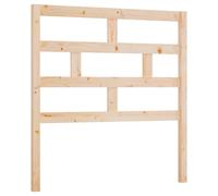 Berkfield Home Bed Headboard 81x4x100 cm Solid Wood Pine in Light Tan | Size: 81 x 4 x 100 cm Berkfield Home Light Tan 81 x 4 x 100 cm