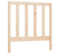 Berkfield Home Bed Headboard 81x4x100 cm Solid Wood Pine in Natural | Size: 81 x 4 x 100 cm Berkfield Home Natural 81 x 4 x 100 cm