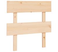 Berkfield Home Bed Headboard 93.5x3x81 cm Solid Wood Pine in Light Tan Berkfield Home Light Tan 93.5x3x81 cm