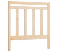 Berkfield Home Bed Headboard 95x4x100 cm Solid Wood Pine in Light Tan | Size: 95 x 4 x 100 cm Berkfield Home Light Tan 95 x 4 x 100 cm