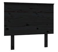 Berkfield Home Bed Headboard Black 94x6x82.5 cm Solid Wood Pine Berkfield Home Black 94x6x82.5 cm