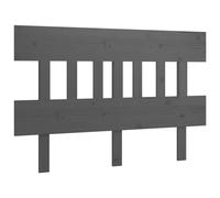 Berkfield Home Bed Headboard Grey 203.5x3x81 cm Solid Wood Pine Berkfield Home Grey 203.5x3x81 cm