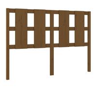 Berkfield Home Bed Headboard Honey Brown 125.5x4x100 cm Solid Wood Pine Berkfield Home Brown 125.5x4x100 cm